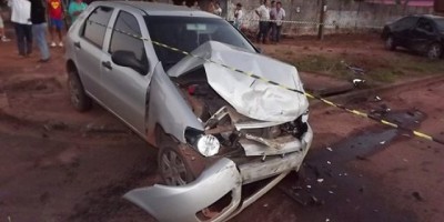 Pimenta Bueno :ACIDENTE E CAPOTAMENTO EM PIMENTA BUENO, CABO DA PM ESTAVA EM UM DOS VEÍCULOS