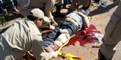 Rolim de Moura –  Grave acidente de trânsito no cruzamento da Avenida Boa Vista com Rua Rio Madeira