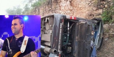 Mato Grosso -  Acidente com ônibus de dupla sertaneja deixa um morto em Cáceres