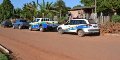 São Francisco do Guaporé - Policia Militar e Policia Civil compre mandado de busca em duas residencia e apreendi munições e drogas