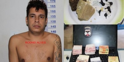 Rolim de Moura – Polícia Civil desarticula boca de fumo e prende traficante com drogas, dinheiro e objetos de procedência duvidosa