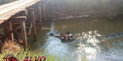 Morador de Cacoal cai de cima de ponte em Alvorada do Oeste e morre