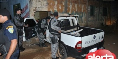Ariquemes – Delegado persegue e prende dupla após roubo; Um bandido foi baleado no pescoço