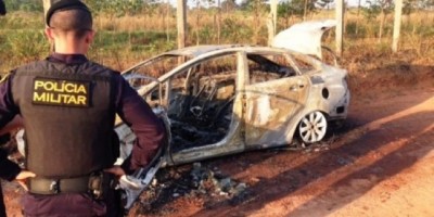 Porto Velho - Corpo carbonizado é encontrado dentro de porta mala de carro incendiado