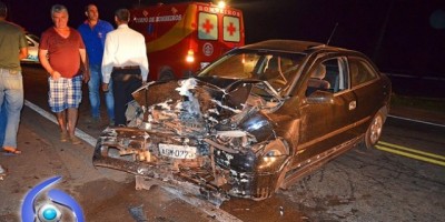 Cacoal – Ultrapassagem proibida na BR-364 resulta em grave acidente de trânsito com 4 vítimas feridas
