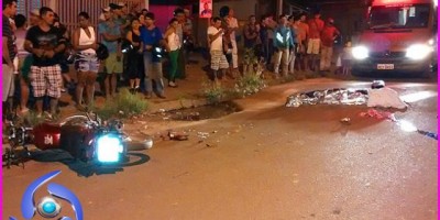 Cacoal – Homem tem a cabeça esmagada por caminhão após colisão frontal entre motocicletas