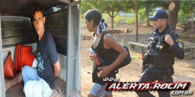 Rolim de Moura – Casal é preso pela PM, o homem era foragido e a mulher tinha um Mandado de Prisão