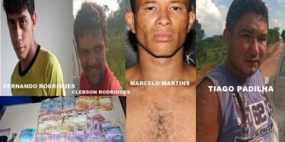 Rolim de Moura – Quadrilha é presa em ação conjunta entre PM e Polícia Civil após roubo na Distribuidora Vicafer
