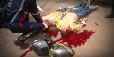Porto Velho - Dupla de assaltantes é baleada no Centro da capital