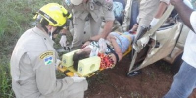 Vilhena - Grave acidente na BR-364 deixa três mulheres feridas  