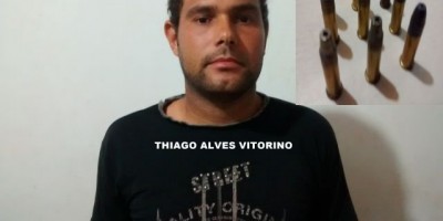 Rolim de Moura – Homem é preso em barreira policial em posse de munições ilegal