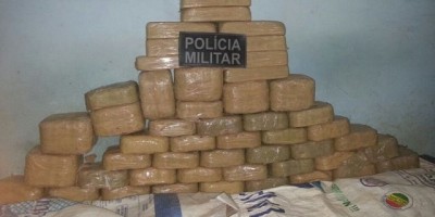 São Miguel - PM’s do 2º BPM quase 60 Kg de drogas e prendem suspeitos; Um deles é foragido de Ji-Paraná