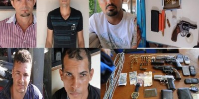 Ação conjunta do 4º BPM e Policia Civil, prendem Quadrilha com 03 Armas de Fogo