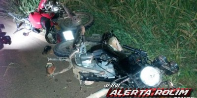 Rolim de Moura – Acidente de trânsito na RO-010 envolvendo 03 motos deixa 04 feridos