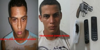 Rolim de Moura – Dupla de criminosos de Cacoal praticam roubo a um Frentista de Posto de combústivel e acaba sendo preso pela PM