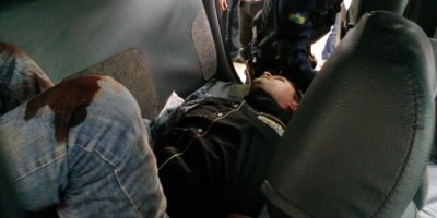 Bandidos tentam executar agentes penitenciários na zona sul da capital; VÍDEO