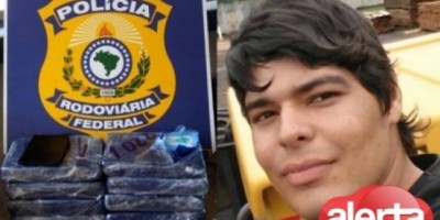 Ariquemes - Jovem muito conhecido em Ariquemes é preso com 8 Kg de cocaína pela PRF