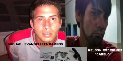 Rolim de Moura –Dupla de criminosos faz família refém durante assalto, mas são surpreendidos e presos em flagrante pela PM