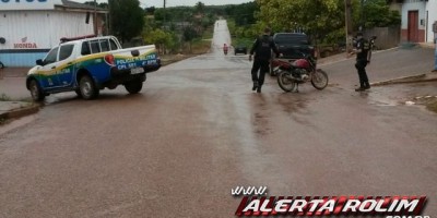 Rolim de Moura – Motociclista sofre queda ao passar sobre quebra-molas e fica ferido
