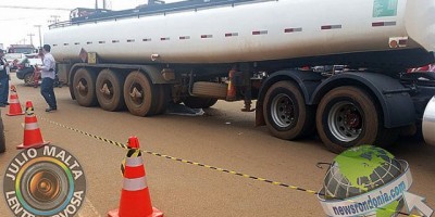 Porto Velho - Mulher morre ao ser atropelada por carreta