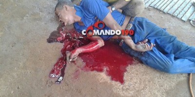 Ji-Paraná - ACIDENTE DE TRABALHO – Pneu de trator estoura e borracheiro fica entre a vida e a morte