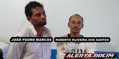 Rolim de Moura – Dupla de bandidos tentam roubar o carro de uma mulher, mas se dão mal e acabam presos pela PM