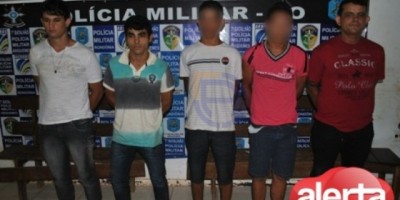 Ariquemes - Bando é preso por tráico de drogas e roubo de veículos