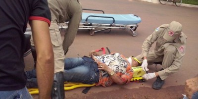 Rolim de Moura – Corpo de Bombeiros realiza o segundo atendimento a vitimas de acidente de trânsito no dia de hoje