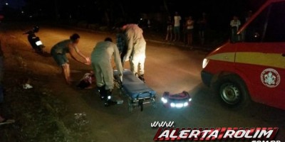 Rolim de Moura – Bebida e direção não combinam! Motociclista sofre queda no bairro Cidade Alta II