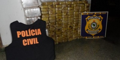 Rondônia - PRF e PC apreendem mais de 200 quilos de cocaína em fundo falso de carreta que saiu da região de Guajará-Mirim