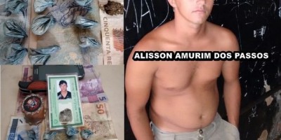 Rolim de Moura – Traficante é preso pela PM no bairro Cidade Alta