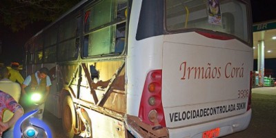 Cacoal - Motorista embriagado causa acidente entre caminhão e ônibus na BR-364