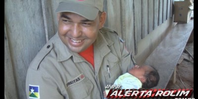 Rolim de Moura – Reencontro! Militares do Corpo de Bombeiros que realizou parto de emergência reencontram a pequena Akemelly