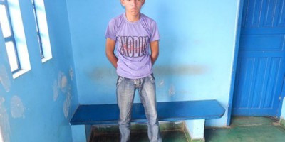 Alta Floresta - Policia Militar realiza prisão de jovem de posse de arma de fogo na zona rural