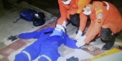 Porto Velho - Motociclista sofre fratura após colisão envolvendo taxista