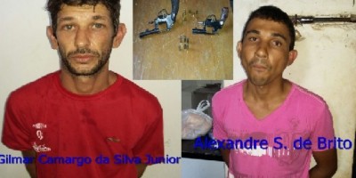 Nova Brasilândia – Dois homens armados são presos pela PM
