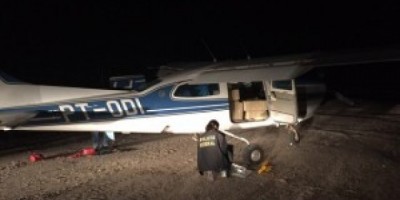 Droga apreendida em avião de Rondônia vale R$ 7,5 milhões