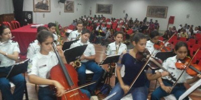 ORQUESTRA DA POLÍCIA MIRIM DE ROLIM DE MOURA PARTICIPA DE EVENTO EM NOVA BRASILÂNDIA