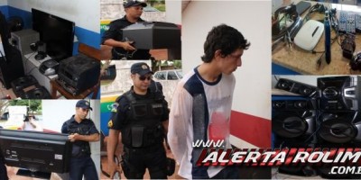 Rolim de Moura - Durante o atendimento de uma ocorrência de briga entre casal, PM descobre vários objetos furtados dentro da residência