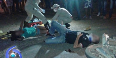 Cacoal – Colisão entre motocicletas na RO-486 deixa três pessoas gravemente feridas