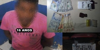 Rolim de Moura - Dupla de bandidos praticam roubo à uma Panificadora; um menor infrator foi apreendido pela PM