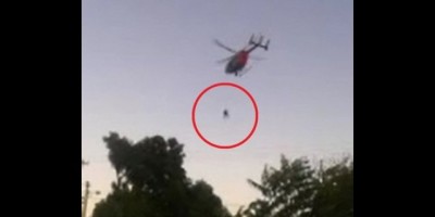 Ceará  - Sargento cai de rapel de helicóptero durante operação policial - Vídeo