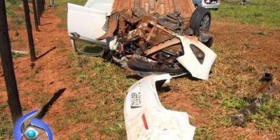 Farmacêutica perde controle da direção e capota veículo na RO-479