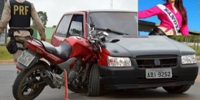 Vilhena - Princesa da Expovil 2014 sofre traumatismo após grave acidente de trânsito