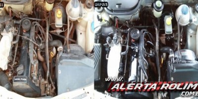 Publicidade - Limpeza técnica de motor Vaporauto