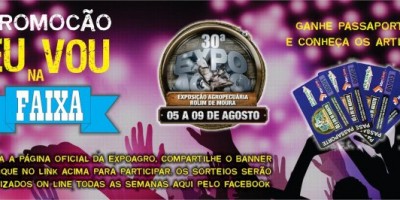 Expoagro lança promoção “Eu vou na faixa” com sorteio de passaportes