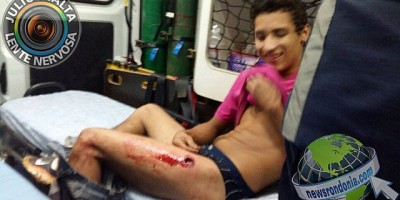 Porto Velho - Morador de rua tenta invadir barraca de feirante, mas dispara armadilha e acaba baleado na perna