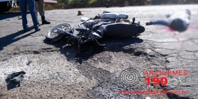 Grave acidente de trânsito na BR-364 envolvendo três veículos deixa duas vítimas fatais