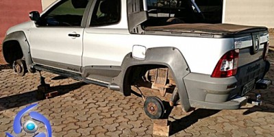 Cacoal – Homem tem as quatro rodas do veículo furtadas em frente de sua residência