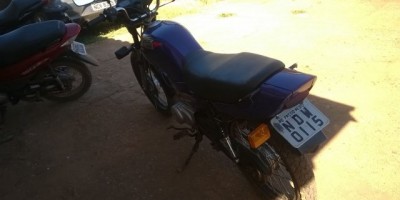 Rolim de Moura -  Polícia Militar apreende moto adulterada 